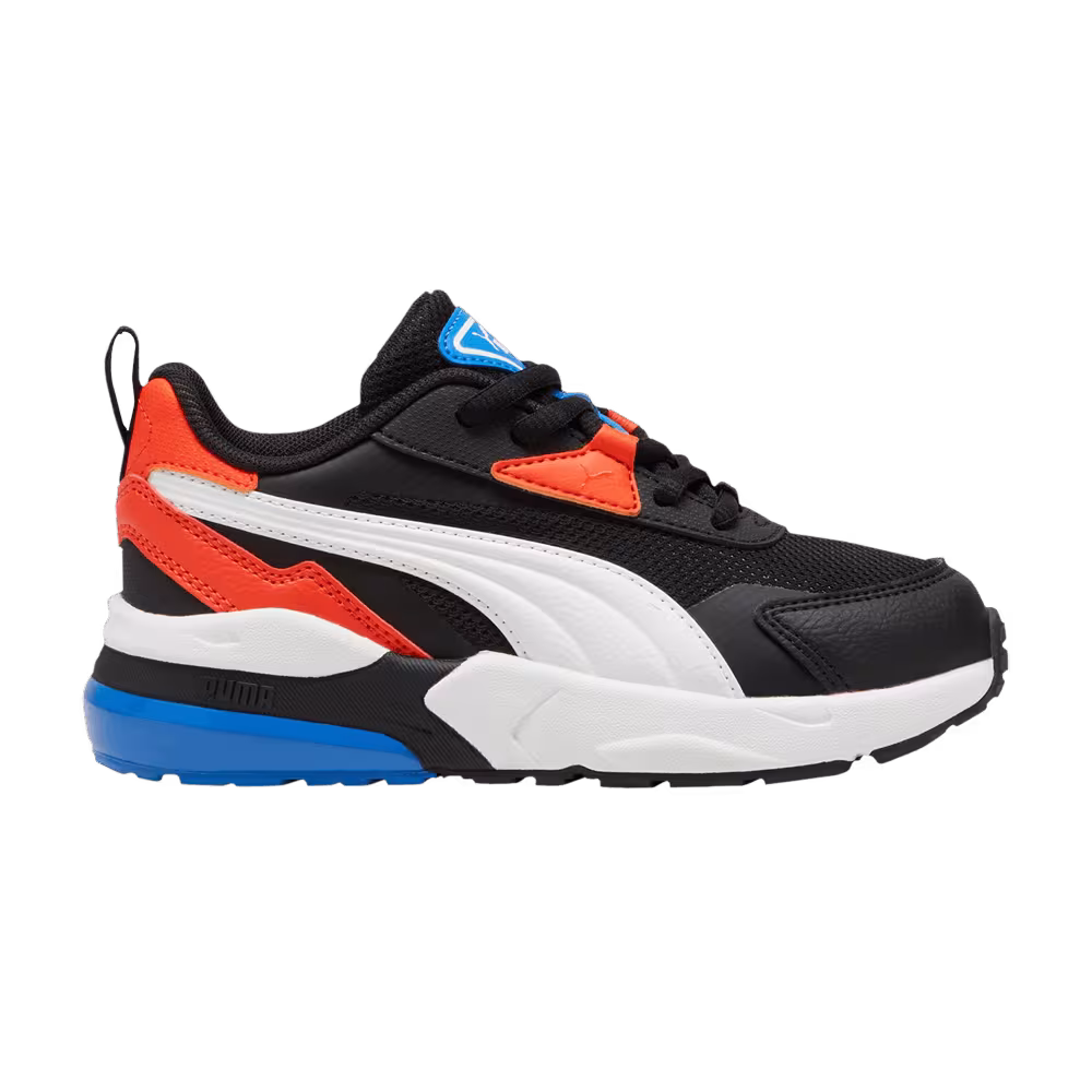 Puma Vis2K Little Kid Black Redmazing Blue