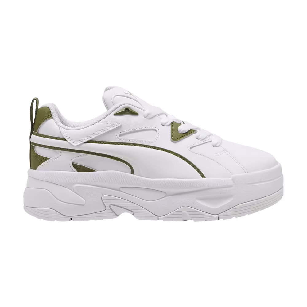 Puma Women's BLSTR Dresscode - White Olive Green