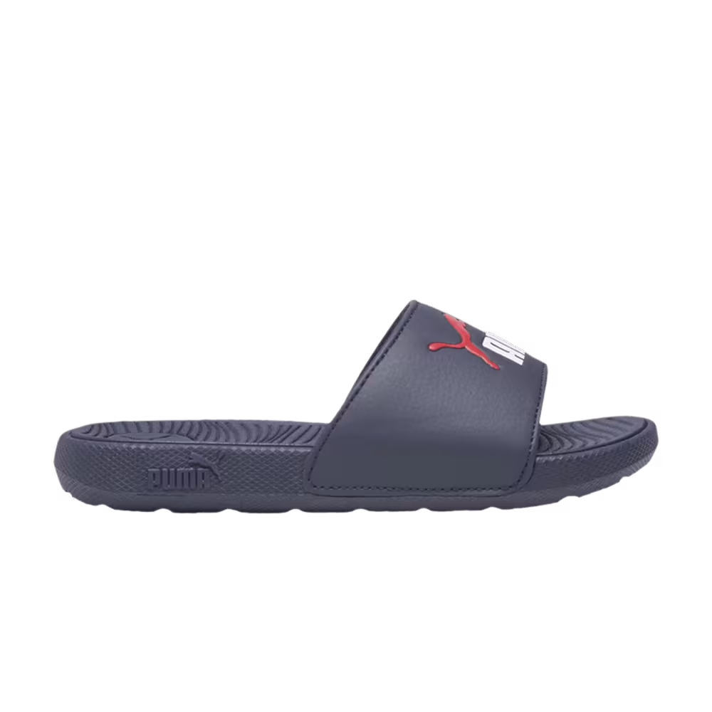 Puma Cool Cat 2.0 Slide Little Kid Navy Red