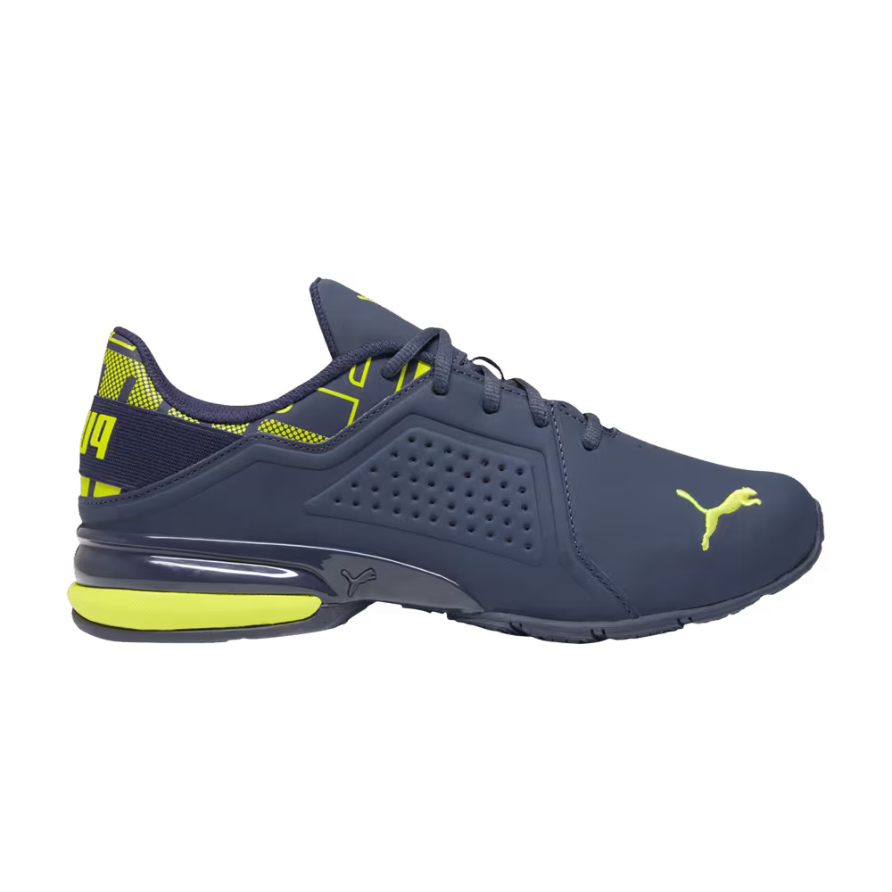 Puma Viz Runner Repeat Club Navy Lime Sheen