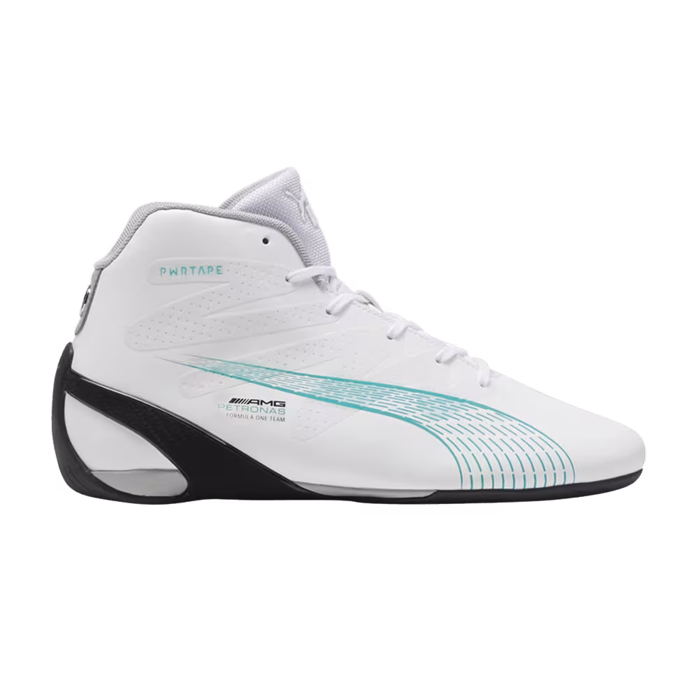 Mercedes-AMG Petronas F1 x Puma Carbon Cat Mid White Sheen Green