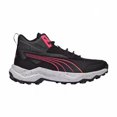 Puma Wmns Obstruct Profoam Mid 'Black Dark Grey Fire Orchid'