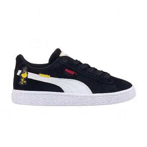 Puma PEANUTS x Suede Classic 21 Little Kid 'Snoopy, Woodstock and Charlie Brown'
