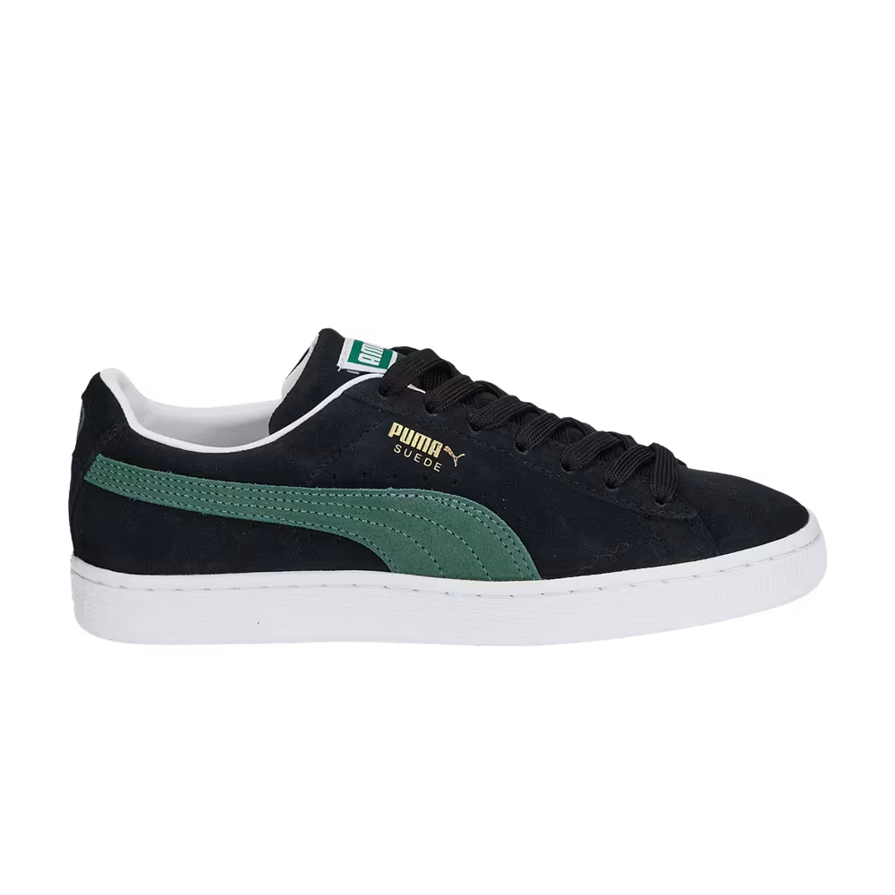 Puma Women's Suede Classic 21 Black Deep Forest