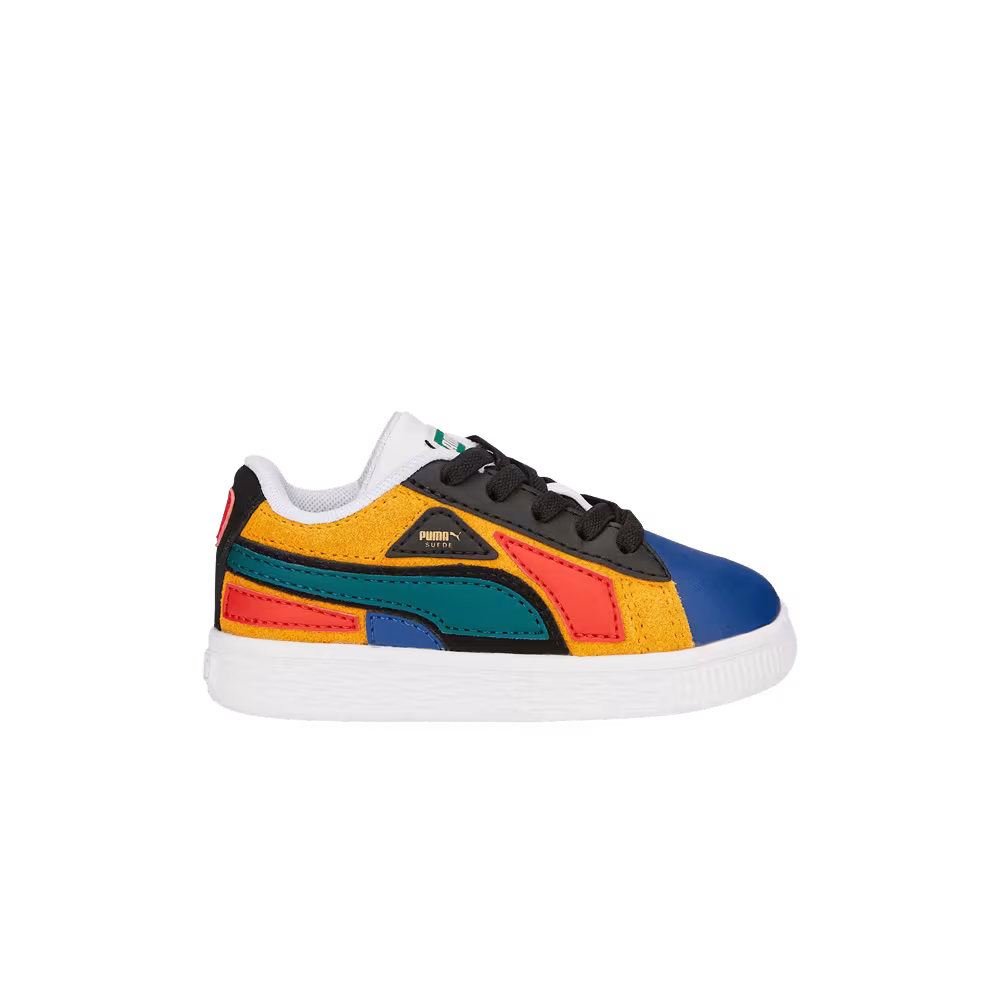 Puma Suede Infant Layers - Blazing Blue Varsity Green