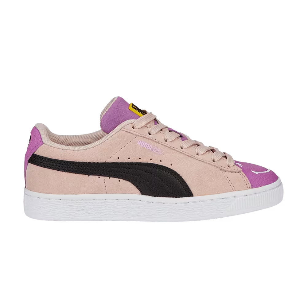 SmileyWorld x Puma Suede Big Kid Rose Quartz Mauve Pop