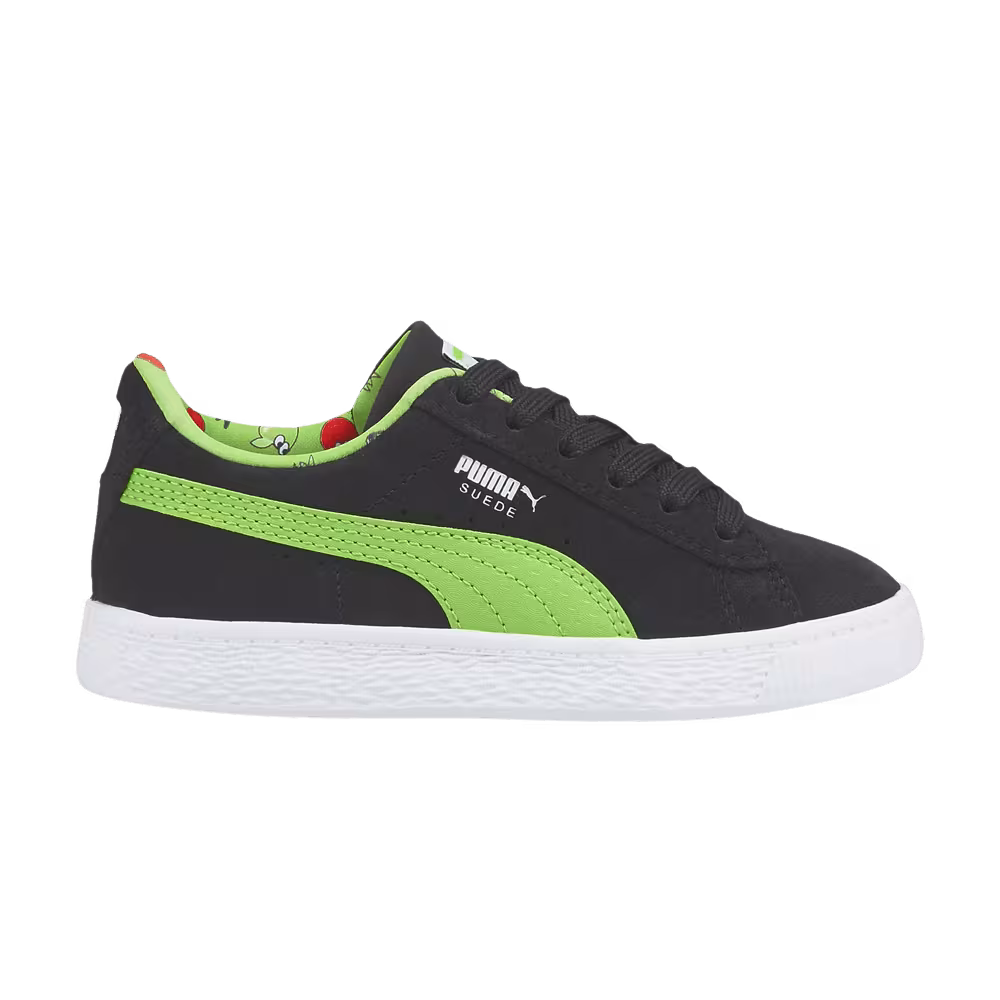 Puma Suede Light Flex Little Kid Fruitmates - Black Greenery