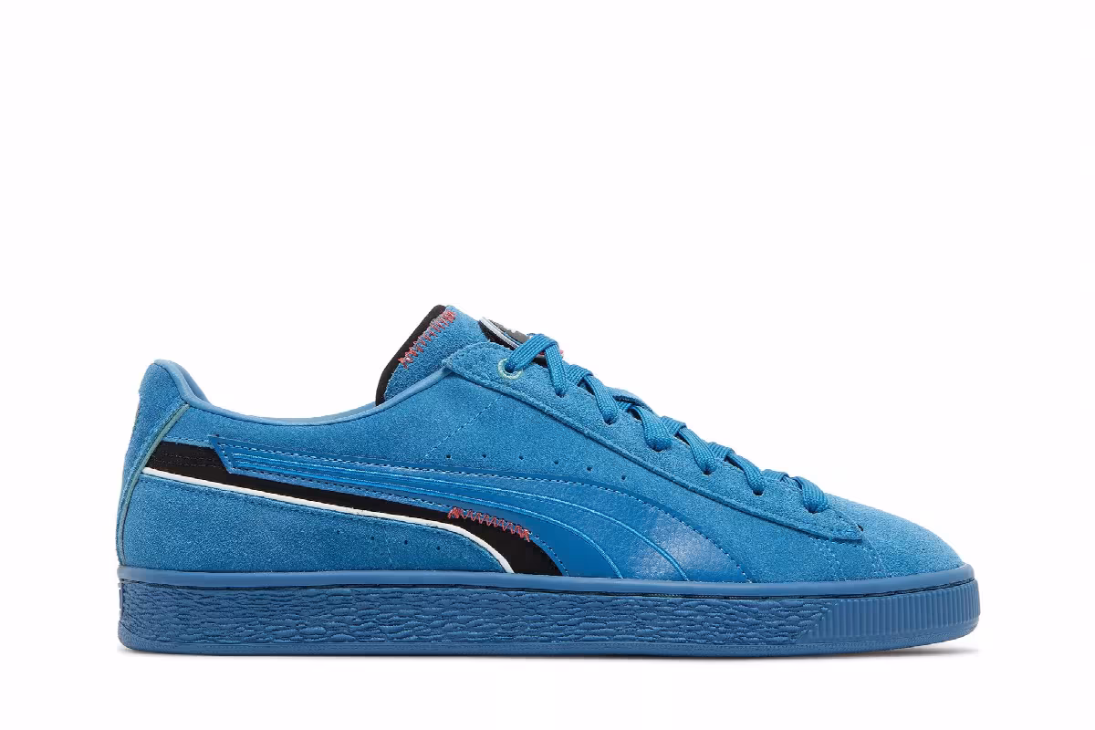 Puma Suede Displaced - Vallarta Blue, view 2