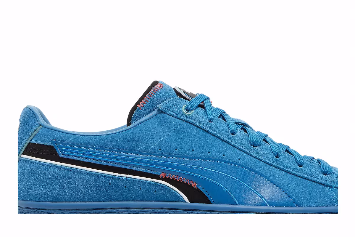 Puma Suede Displaced - Vallarta Blue, view 3