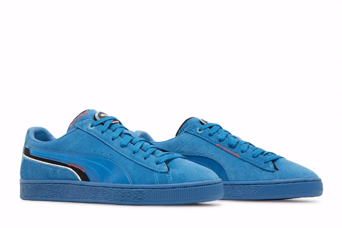Puma Suede Displaced - Vallarta Blue, view 9
