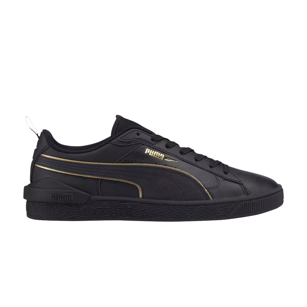 Puma Suede Bloc Liquid Metal - Black Team Gold