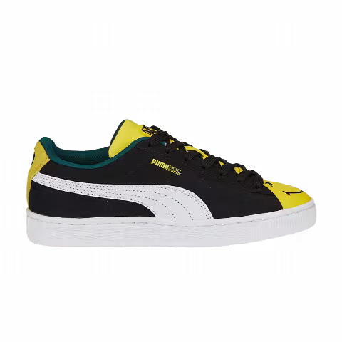Puma SmileyWorld x Suede Big Kid 'Black Vibrant Yellow'