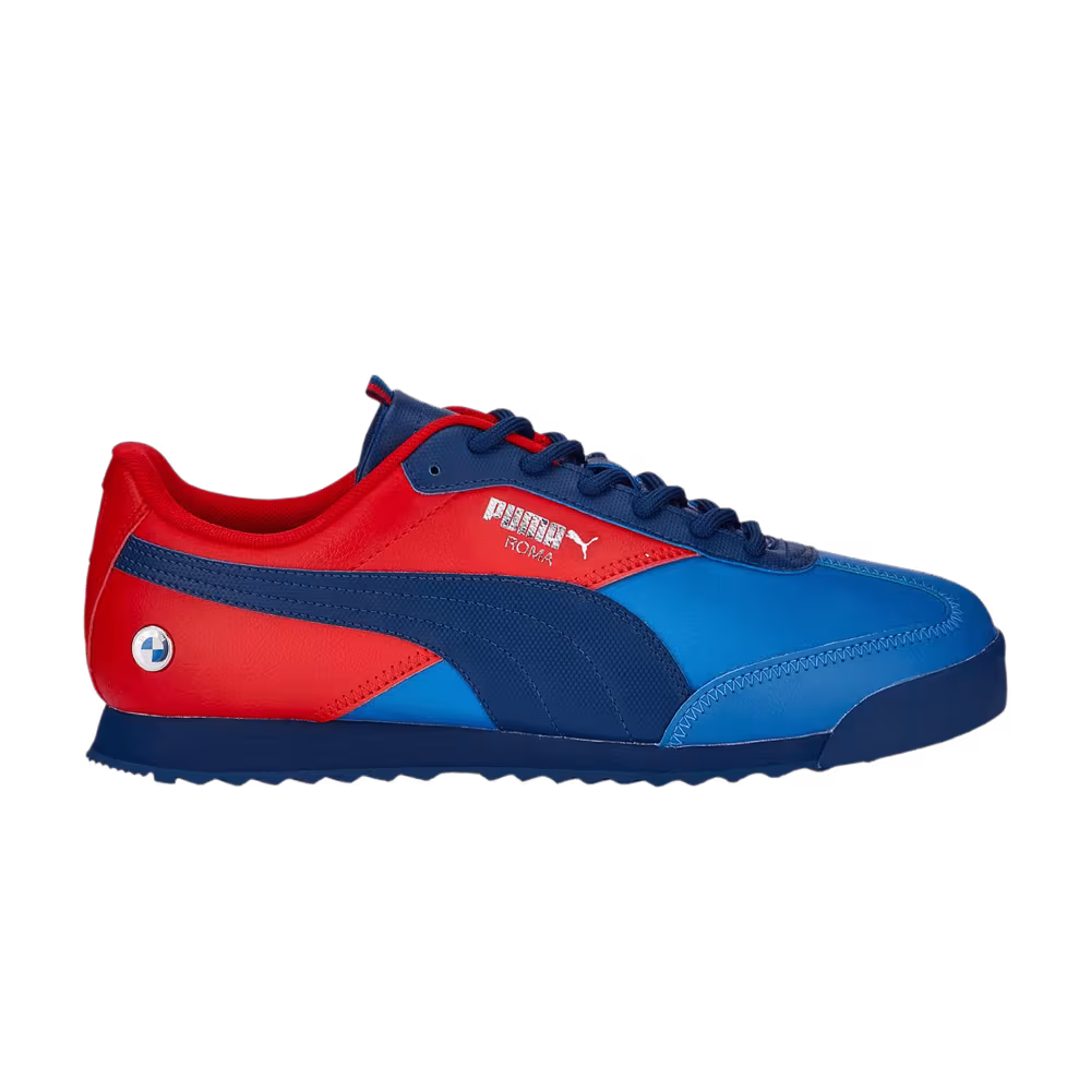 Puma BMW Motorsport x Roma Via Strong Blue Fiery Red