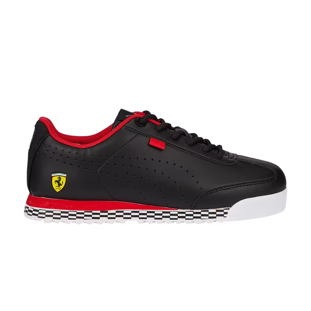 Scuderia Ferrari x Puma Roma Via Perf Jr Black White