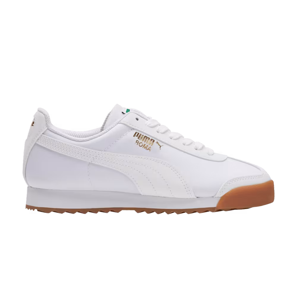 Puma Roma Basic Summer Big Kid White Gum