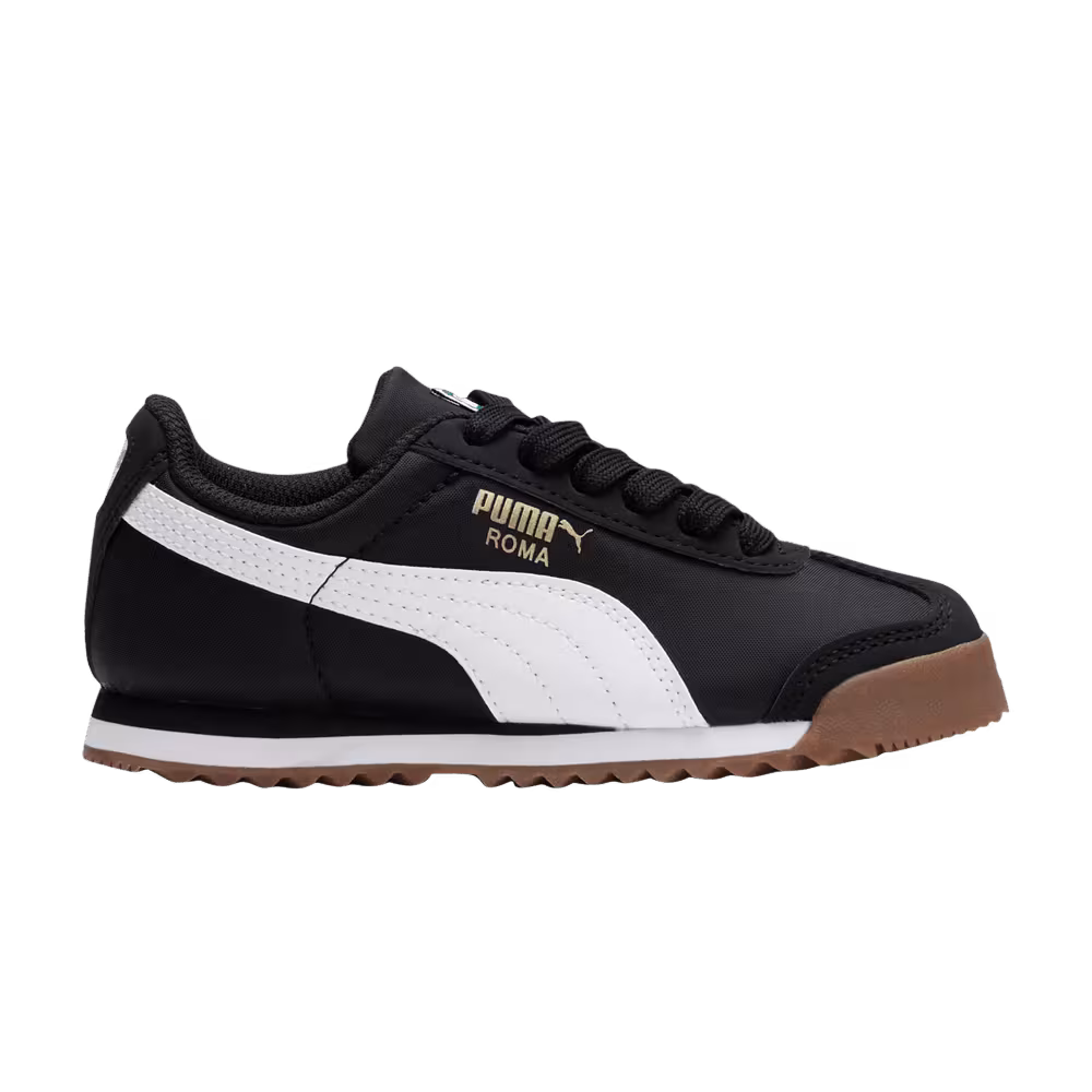 Puma Roma Basic Summer Little Kid Black Gum