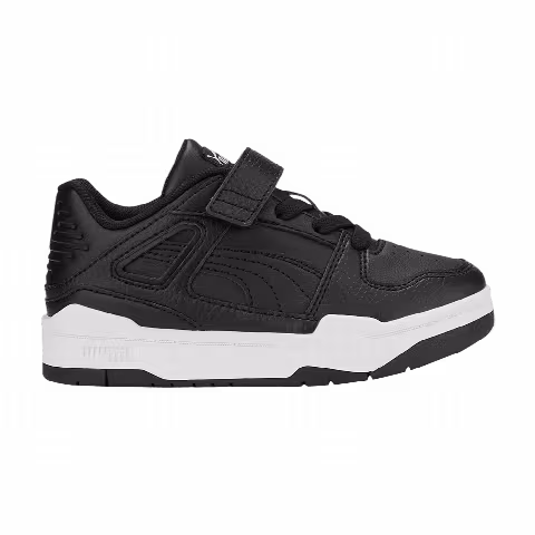 Puma Slipstream Leather Little Kid 'Black White'