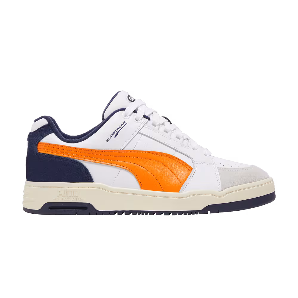 Puma Slipstream Lo White Vibrant Orange
