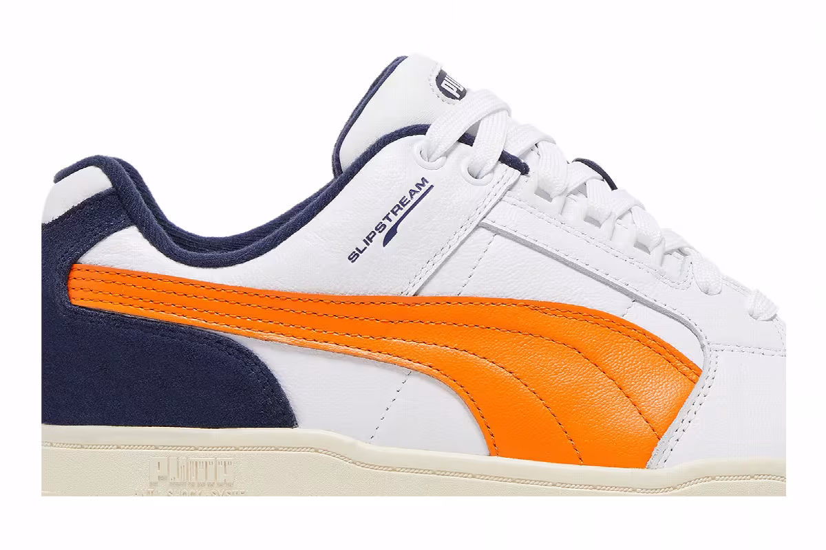 Puma Slipstream Lo White Vibrant Orange, view 3