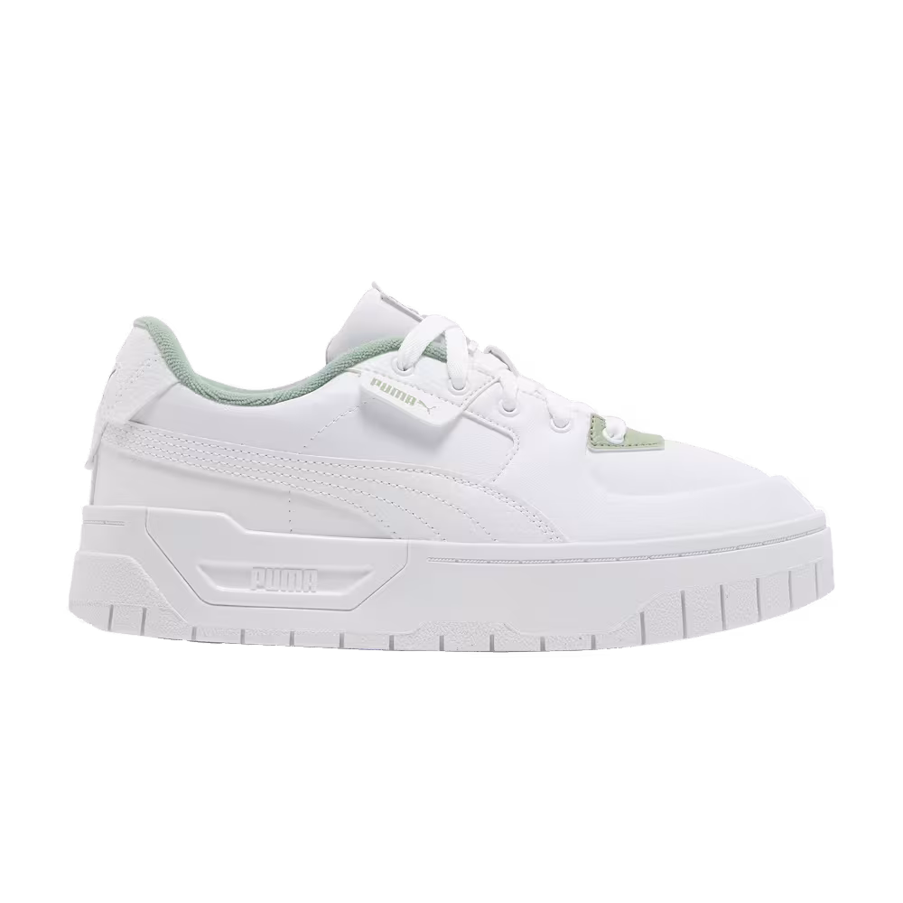Puma Women's Cali Dream Terry White Dusty Green
