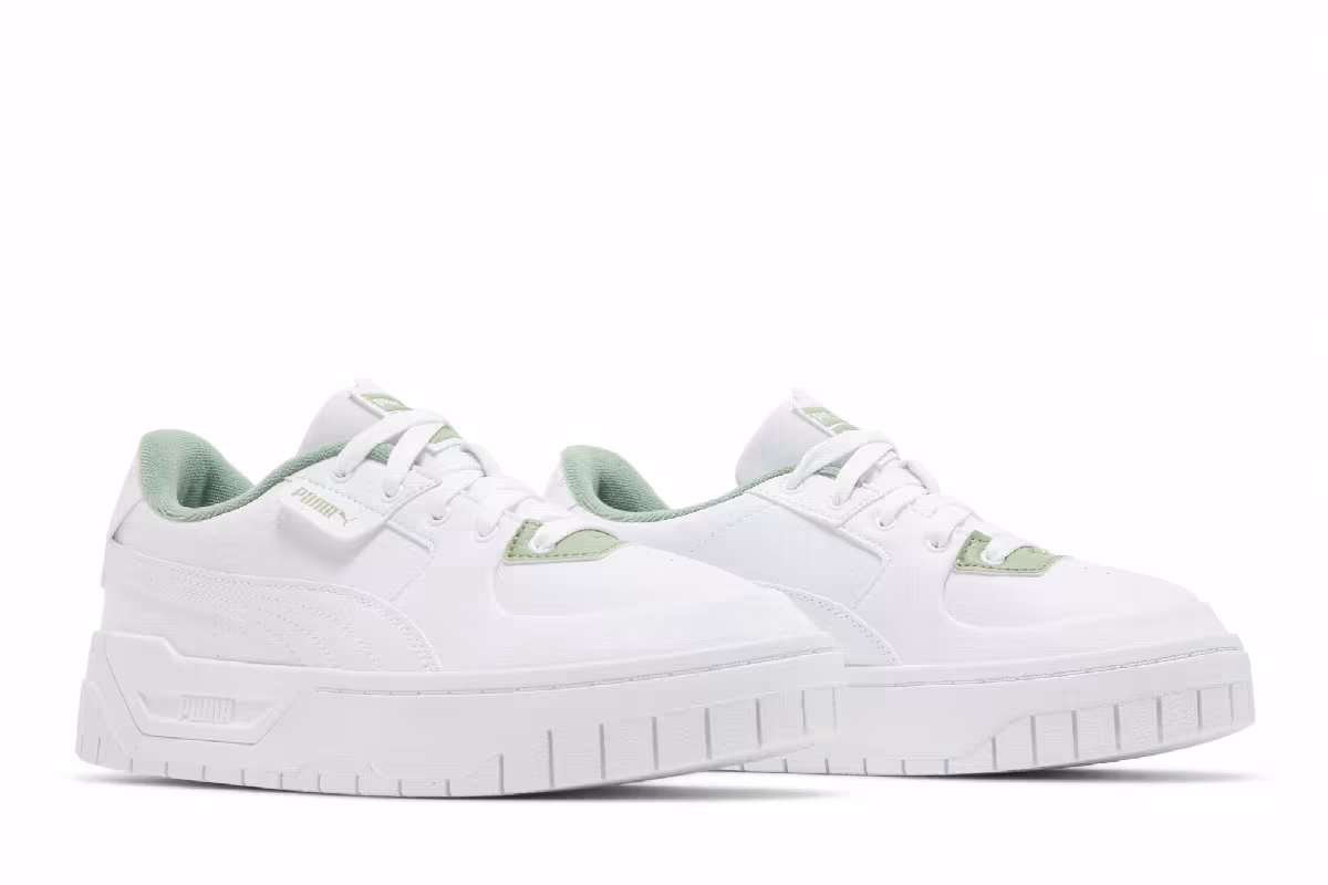 Puma Women's Cali Dream Terry White Dusty Green, view 9