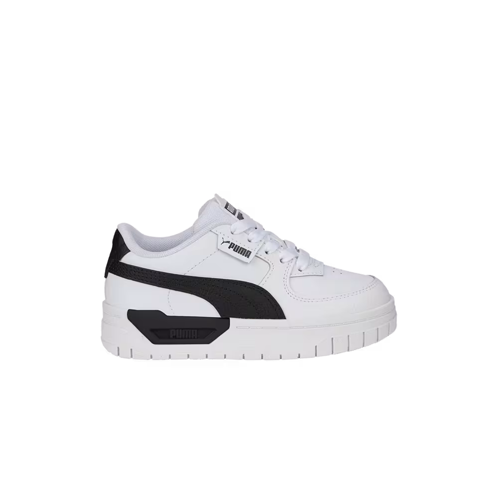 Puma Cali Dream Leather Little Kid White Black