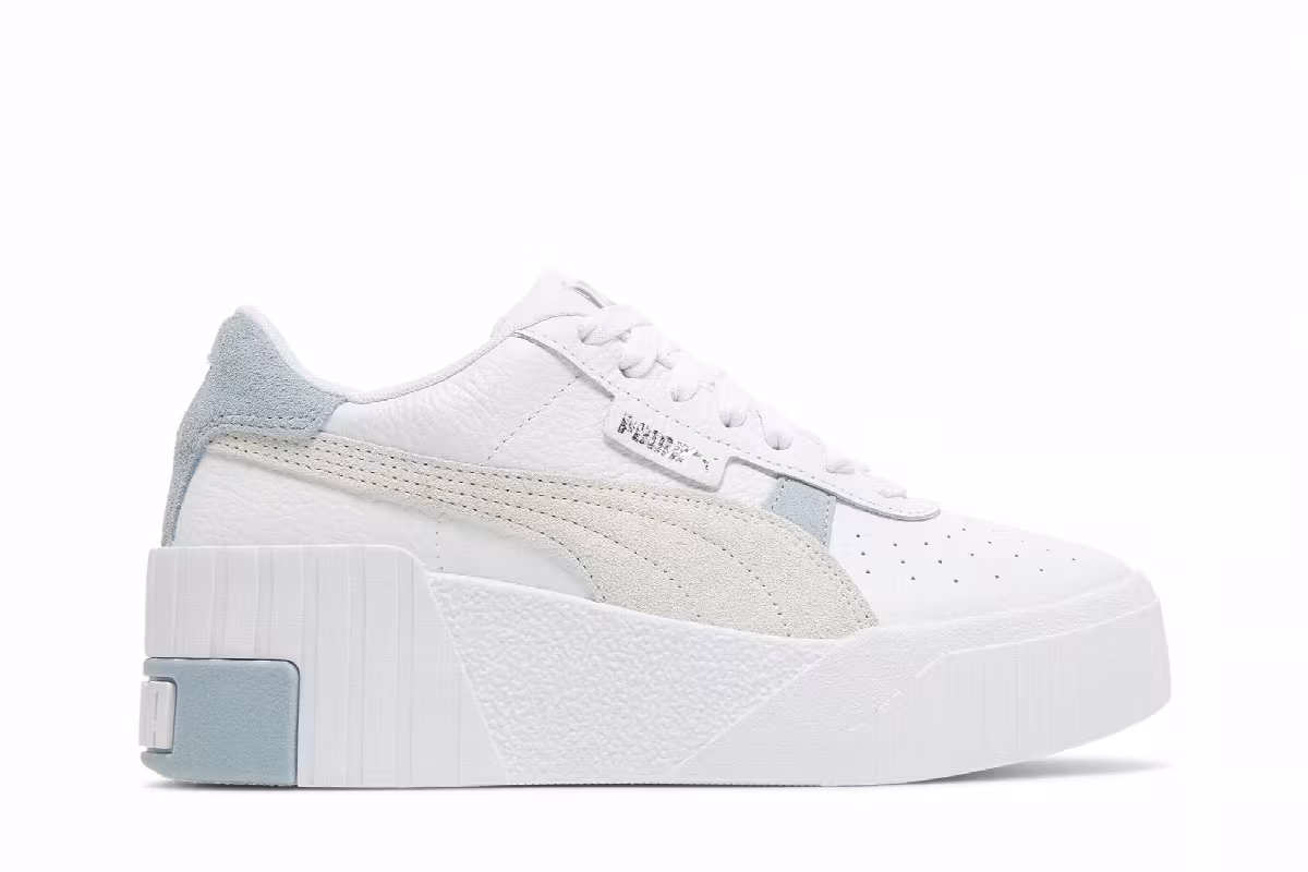 Puma Women's Cali Wedge Mix White Nimbus Cloud, view 2