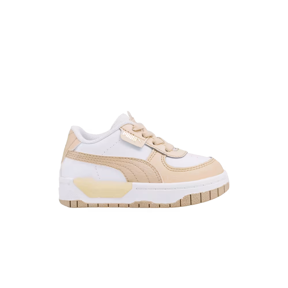 Puma Cali Dream Leather Infant White Shifting Sand