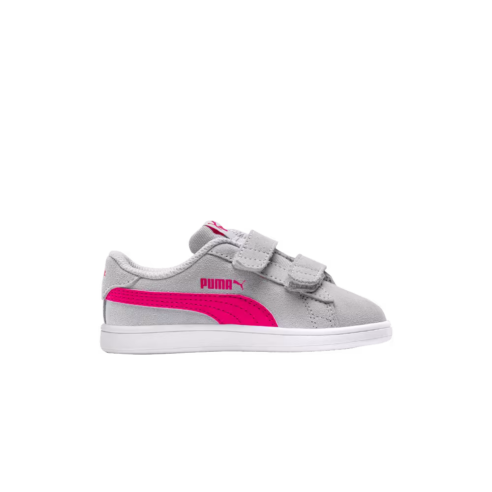 Puma Smash v2 Suede Infant Grey Violet Beetroot Purple