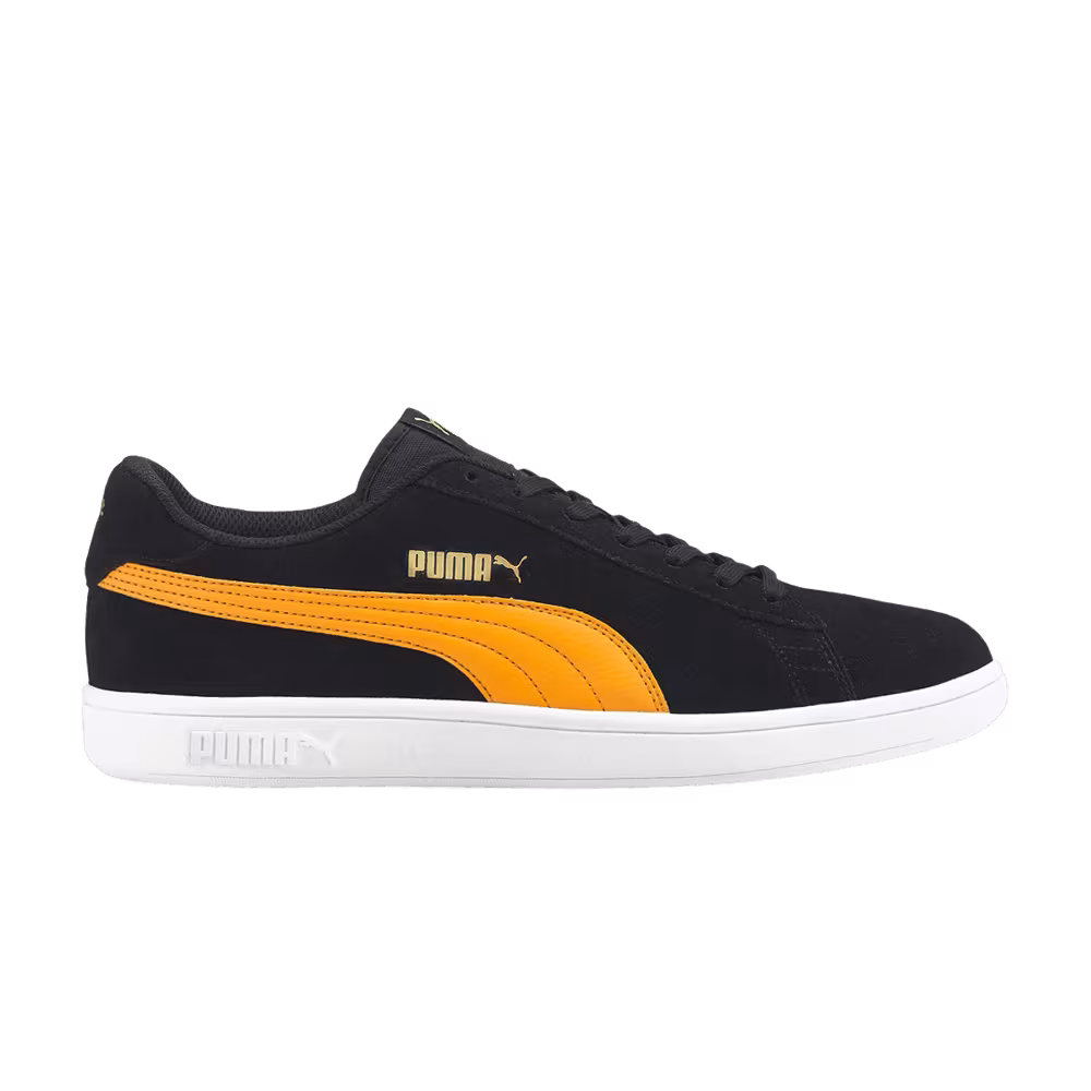 Puma Smash v2 Black Vibrant Orange