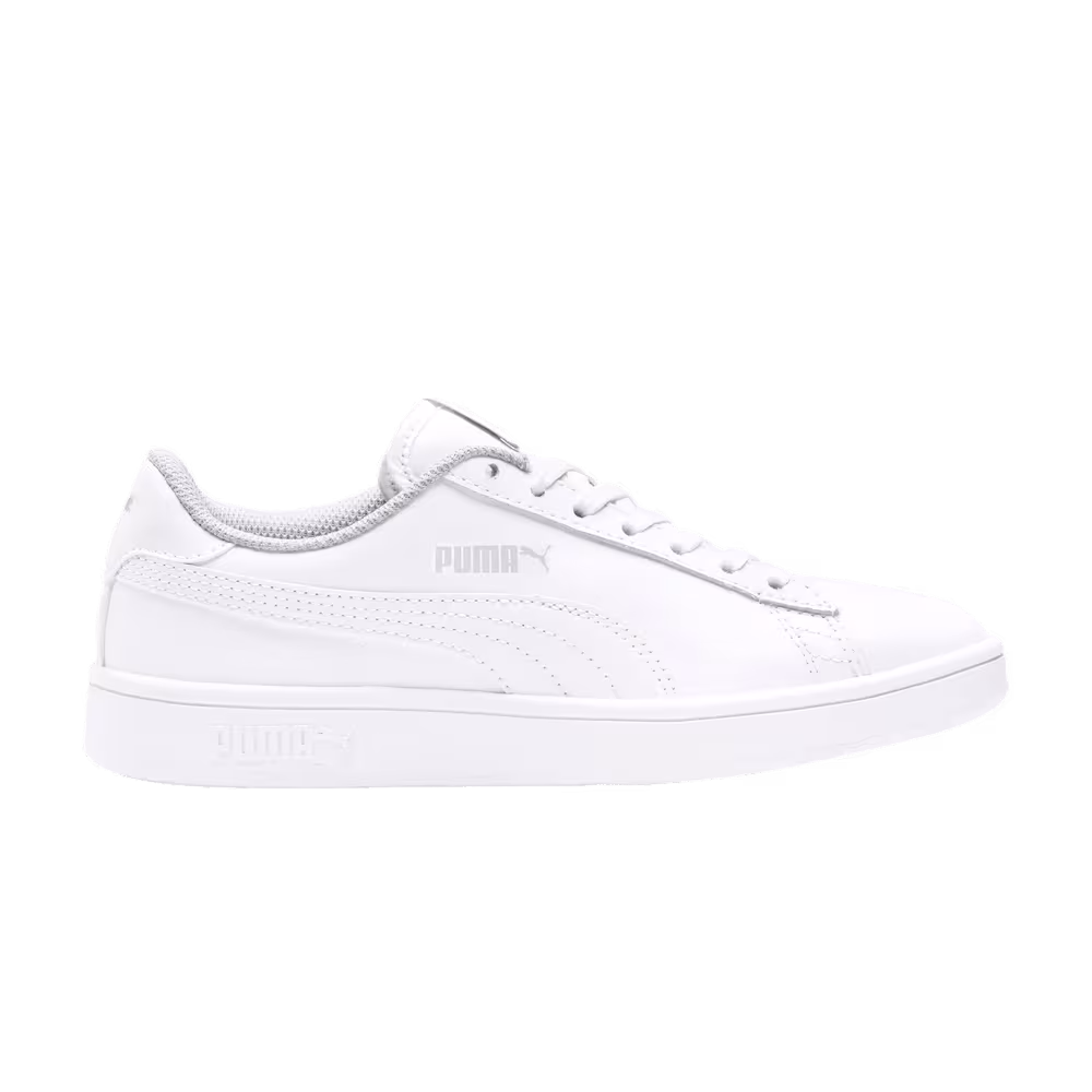 Puma Smash V2 Little Kid White