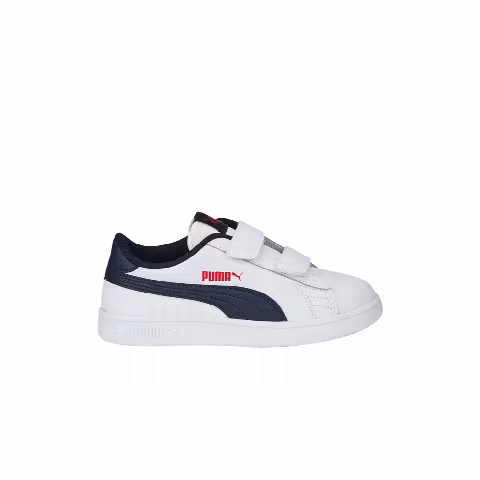 Puma Smash v2 Leather Little Kid 'White Peacoat'