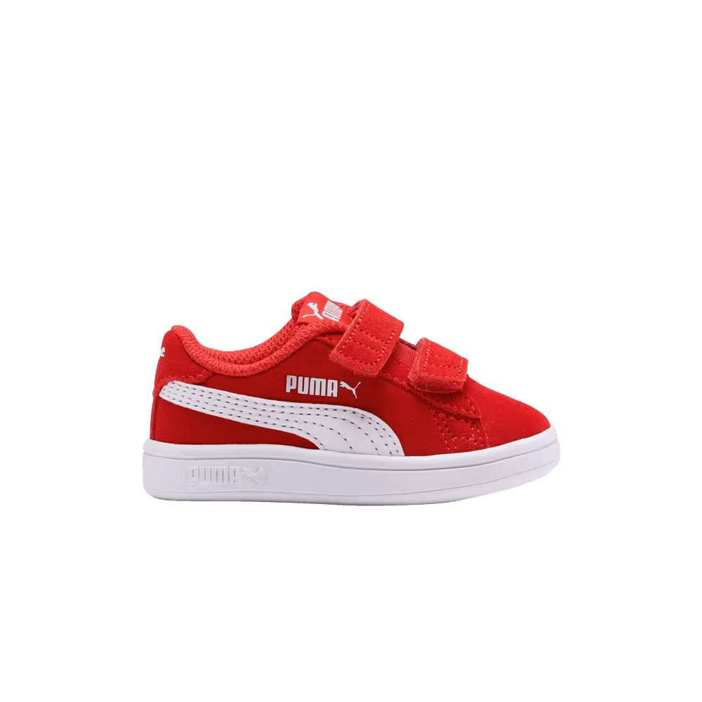 Puma Smash v2 Suede Infant High Risk Red