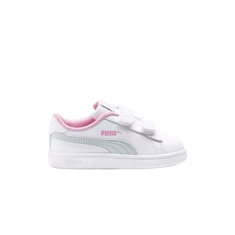 Puma Smash v2 Infant White Pale Pink