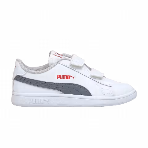 Puma Smash v2 Leather Little Kid 'White Flint Stone'