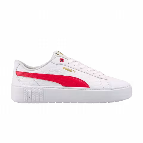 Puma Smash Platform V2 'Celestial - White High Risk Red'