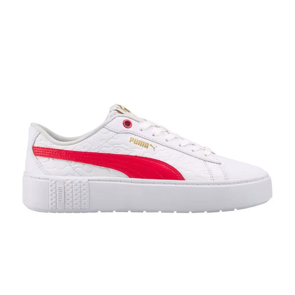 Puma Smash Platform V2 Celestial - White High Risk Red