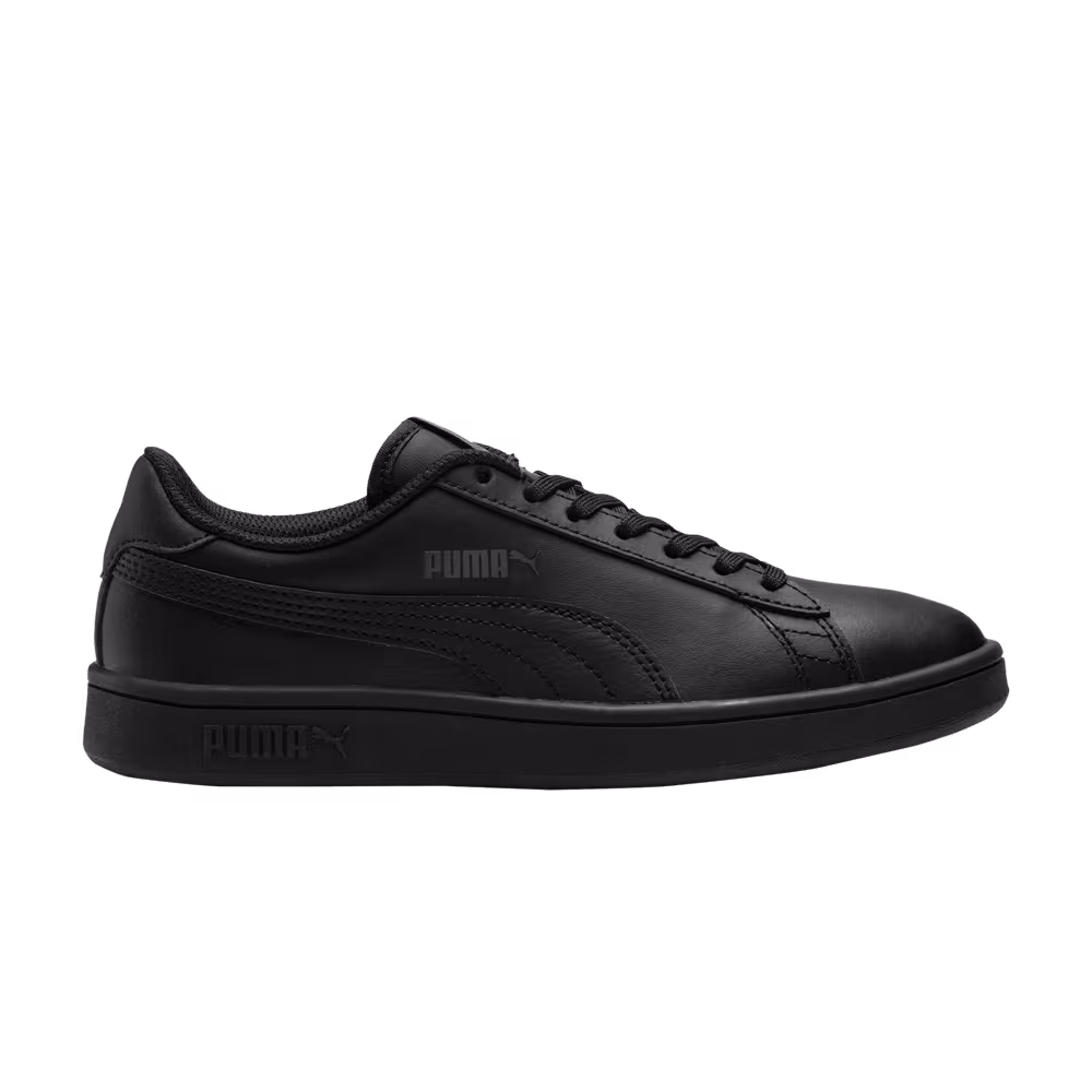 Puma Smash V2 Leather Jr Black