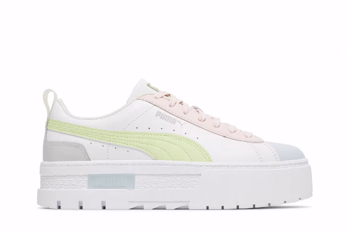Puma Women's Mayze Leather White Arctic Ice, view 2