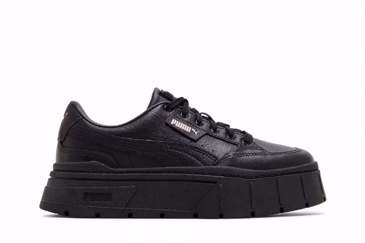 Puma Women's Mayze Stack Leather Black, view 2
