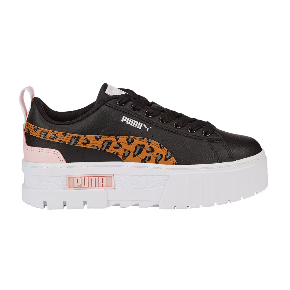 Puma Mayze Jr Wild - Desert Tan Leopard