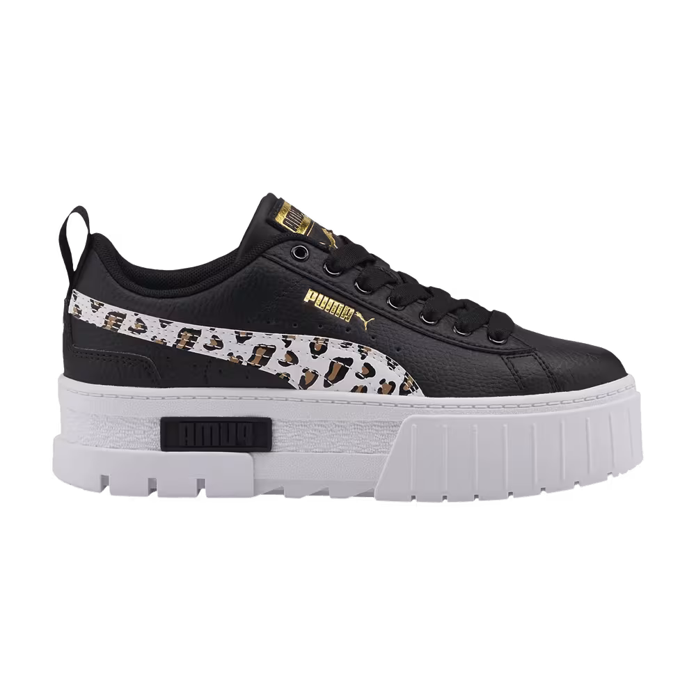 Puma Mayze Jr Wild - Black Leopard