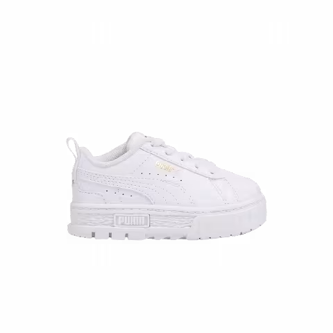 Puma Mayze Leather Infant 'White Team Gold'