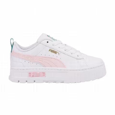 Puma Mayze Leather Little Kid 'White Chalk Pink'