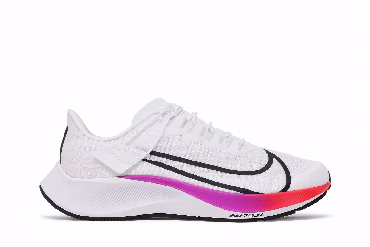 Nike Women's Air Zoom Pegasus 37 FlyEase White Multi-Color, view 2