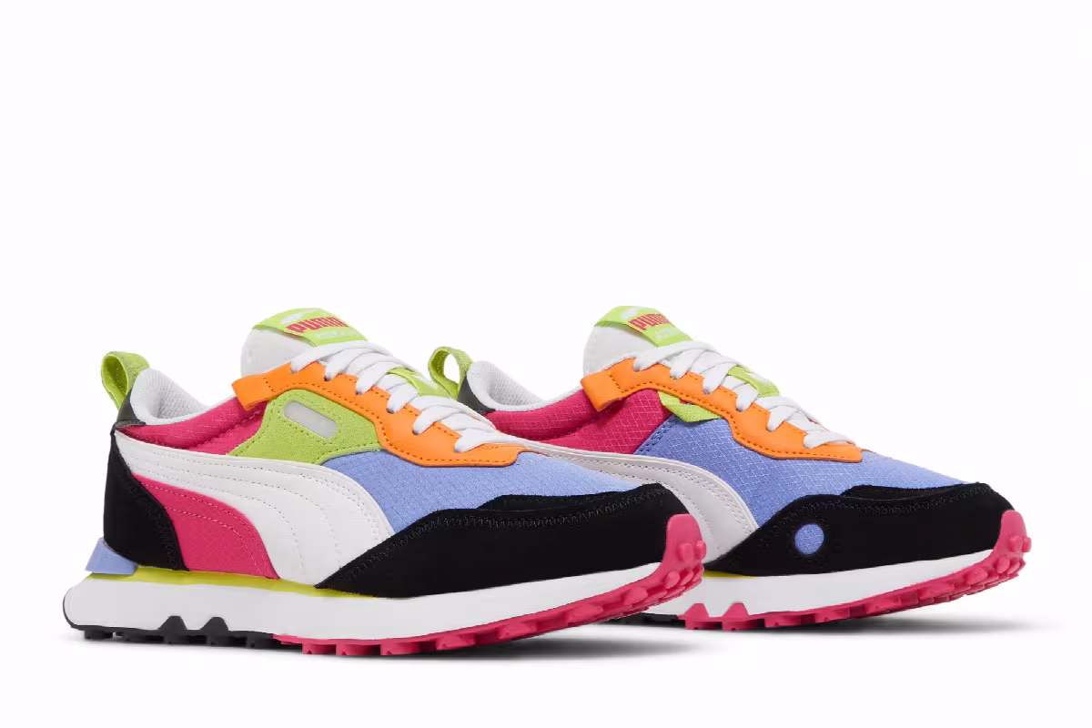 Puma Women's Rider FV Black Multi-Color, view 9