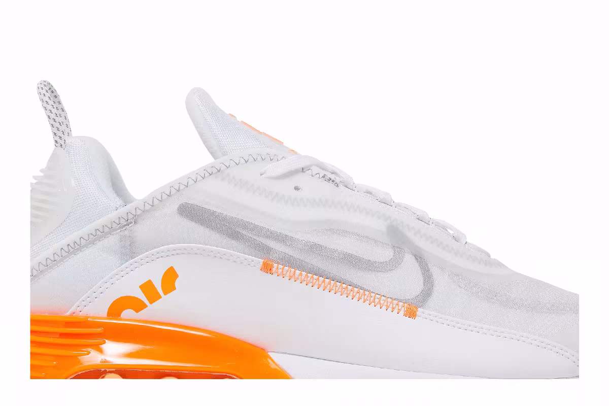 Nike Air Max 2090 White Total Orange, view 3