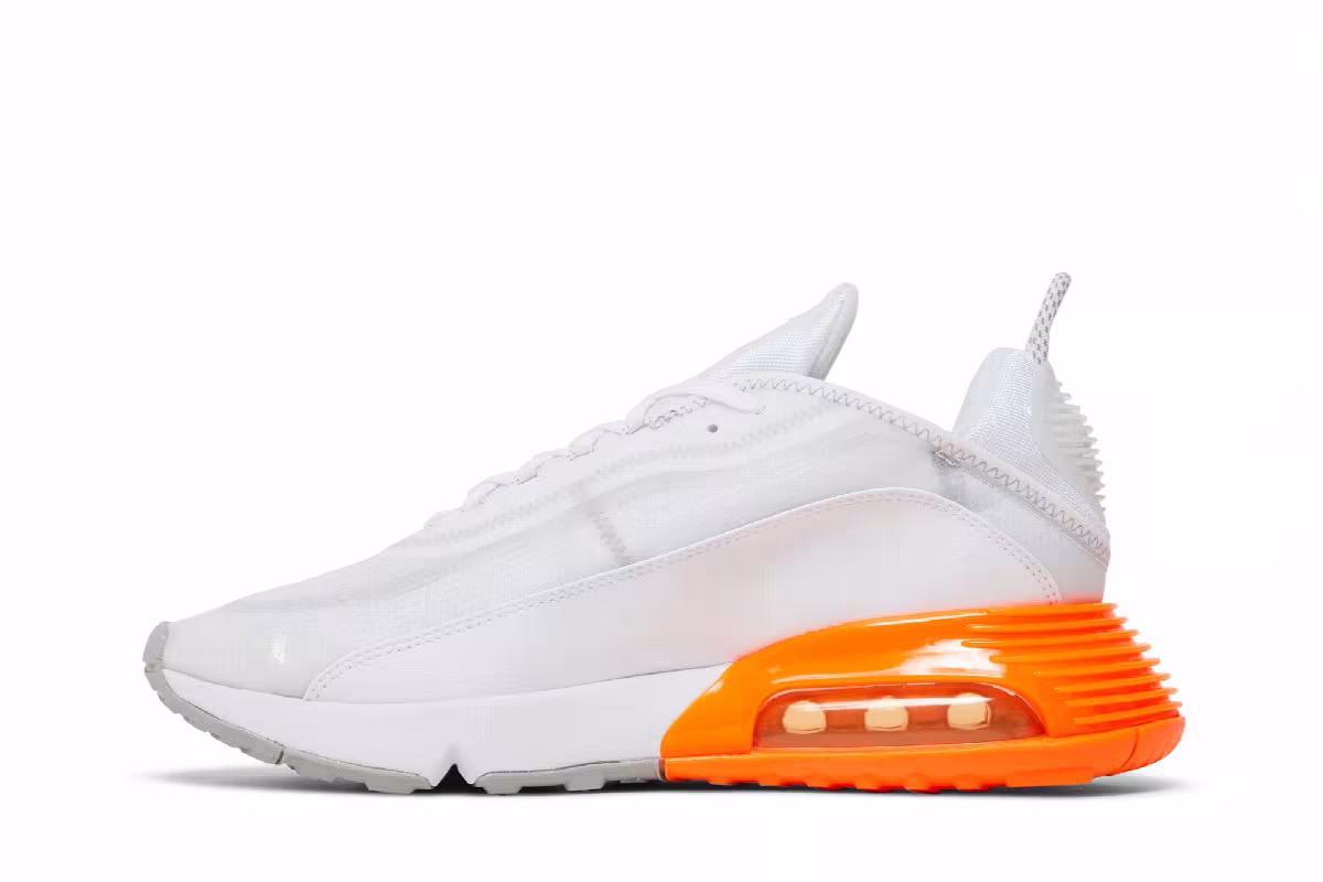 Nike Air Max 2090 White Total Orange, view 4