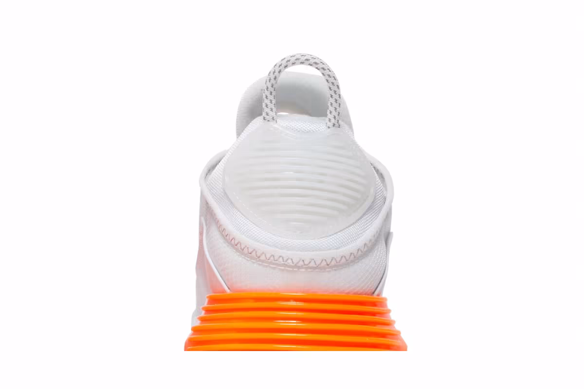Nike Air Max 2090 White Total Orange, view 8
