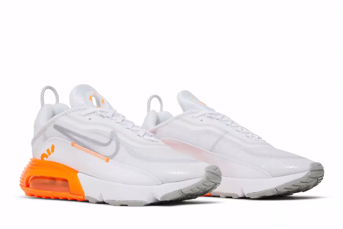 Nike Air Max 2090 White Total Orange, view 9
